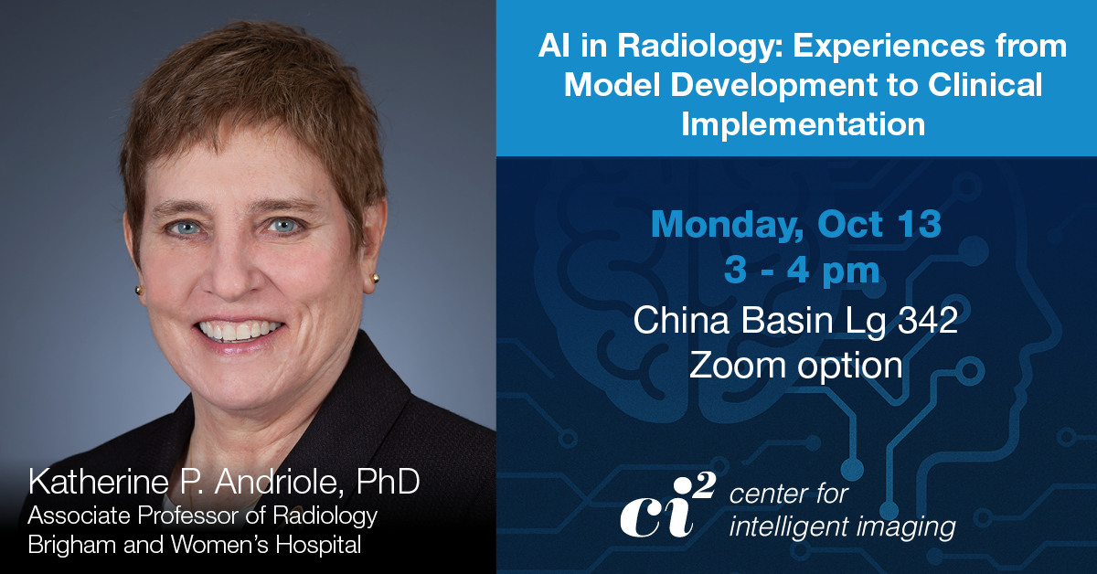 Katherine P. Andriole, PhD talk